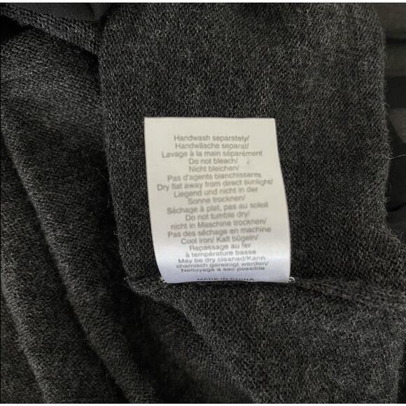 Wrap London Phoebe Merino Wool Pleated Shift Dress Size 2 Black Modest Academia - Picture 9 of 10